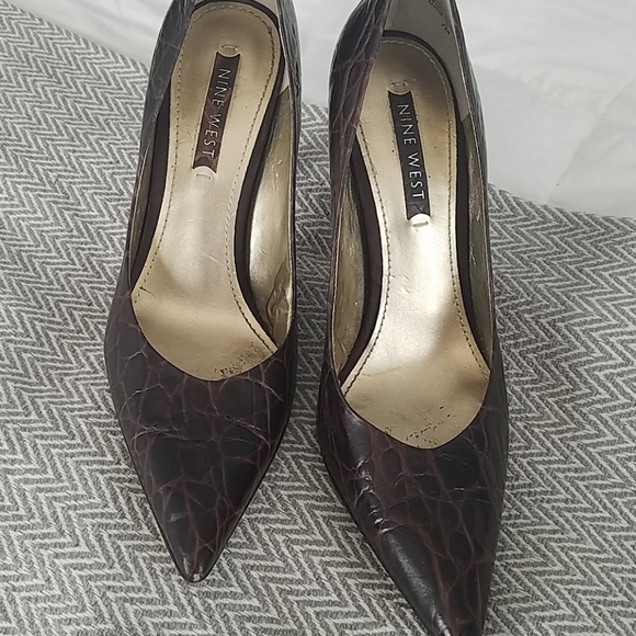 Nine West Shoes - Beautiful Brown Nine West Heels size 7